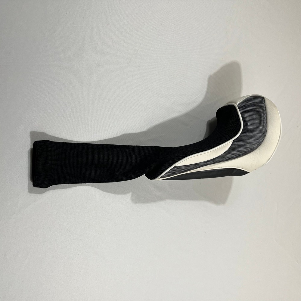 Cobra Golf Club Headcover Black White Gray Long Neck Sock